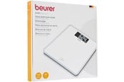 Personvægte - Beurer Badevægt - GS 400 Bathroom Scale Glass ( White ) - GS400H