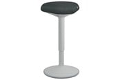 Ergonomi - Leitz Ergo Active ståstol med komfortsæde, lys grå - 65450085