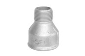 Gevindfittings - +GF+ spidsmuffe galvaniseret 2 1/2 - 1 1/2'' muffe - nippel - 770246232