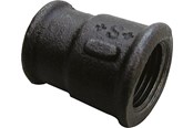Gevindfittings - +GF+ formmuffe sort 1 1/2 - 1/2'' muffe-muffe - 770240130