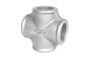 Gevindfittings - +GF+ kryds galvaniseret 1 1/2'' - 770180208