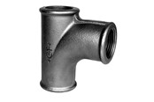Gevindfittings - +GF+ strømtee 90° sort 1/2'' - 770131104