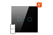 Smart Home - Avatto Smart Light Switch ZigBee ZTS02-EU-B2 2 Way TUYA (black) - ZTS02-EU-B2