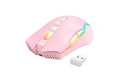 Mus - ONIKUMA CW905 Wireless - Gaming Mus - Optisk - 7 knapper - Pink med RGB - CW905 2.4G pink