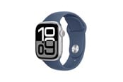 Smartwatch & Sportsur - Apple Watch Series 10 GPS 42mm - Silver Aluminium Case with Denim Sport Band - S/M - MWWA3QN/A