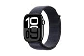 Smartwatch & Sportsur - Apple Watch Series 10 GPS + Cellular 46mm - Jet Black Aluminium Case with Ink Sport Loop - MWY53QN/A