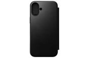 Mobil - Covers & Cases - Nomad Modern Leather Folio - iPhone 16 Plus | Black | Leather - NM01682585