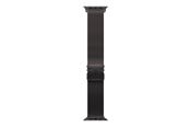 Smartwatch - Tilbehør - Apple 49mm Black Titanium Milanese Loop - Large - MXKH3ZM/A