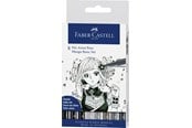 Skrive- og Tegneværktøjer - Faber-Castell Pitt artist manga Sort/Grå Toner 8 ass - 167107