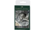 Skrive- og Tegneværktøjer - Faber-Castell Pitt artist pen Black & Grey 8 ass - 167171