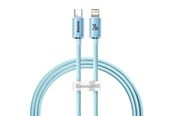 USB kabel - Baseus Crystal Shine USB-C to iP cable 20W 1.2m (blue) - CAJY001303