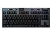 Tastatur - Logitech G915 X LIGHTSPEED TKL - Clicky - 80 % (TKL) - Gaming Tastatur - Nordisk - Sort - 920-012756