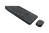 Tastatur - Logitech MK235 - keyboard and mouse set - Italian Input Device - Tastatur & Mus sæt - Italiensk - Sort - 920-007913