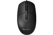 Mus - Sandberg USB Mouse - Mus - Optisk - 3 knapper - Sort - 331-00