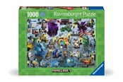 Puslespil - Ravensburger Puzzle Minecraft Mobs 1000p - 12000422