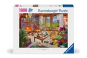 Puslespil - Ravensburger Puzzle Cozy Cabin 1000p - 12000293