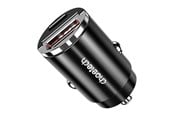 Mobil - Adaptere & Opladere - Choetech TC0006 1x USB-A 1x USB-C 30W PD 3.0 car charger (black) - TC0006