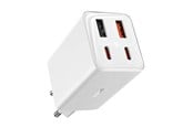 Mobil - Adaptere & Opladere - Baseus GaN6 Pro 65W - Moon White - P10162701213-00