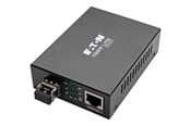 Repeater, boostere, bridges & transceiver - Eaton Series Gigabit Multimode Fiber to Ethernet Media Converter 10/100/1000 LC International Power Supply 850 nm 550 m (1.804 ft.) - N785-INT-LC-MM