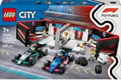 LEGO®  - LEGO City 60444 F1®-garage: Mercedes-AMG og Alpine-biler - 60444