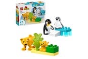 LEGO® - LEGO DUPLO 10442 Vilde dyrefamilier: pingviner og løver - 10442