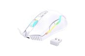 Mus - ONIKUMA CW905 Wireless - Gaming Mus - Optisk - 7 knapper - Hvid med RGB-LED lys - CW905W Wireless