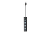 USB hub - ORICO PW7U USB to 7x USB 3.0 Hub Adapter (black) USB hub - USB 3.0 - 7 ports - Sort - PW7U-U3-10-BK-EP