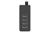 USB hub - ORICO W5P-100 USB to 4x USB 2.0 Hub Adapter (black) USB hub - USB 2.0 - 4 ports - Sort - W5P-U2-100-BK-EP