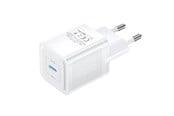 Mobil - Adaptere & Opladere - Vention Wall charger FEPW0-EU USB-C 20W GaN (white) - FEPW0-EU