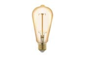 Lyskilder - EGLO LED pære ST64 Dråbe 4,5W/818 400 lumen amber 3-trin dæmpbar E27 - 113048