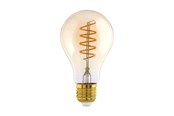 Lyskilder - EGLO LED pære A75 Spiral 4W/820 245 lumen amber dæmpbar E27 - 110078