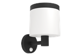 Lamper - EGLO PANTETE udendørs væglampe, solcelle, sort - 901076