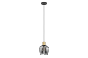Lamper - EGLO EMPOLI pendel, sort/børstet messing - 901036