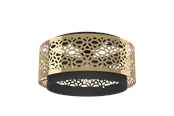 Lamper - EGLO SANDBACH ceiling light,  black, brass - 43979