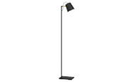 Lamper - EGLO LACEY gulvlampe, sort/brun - 43614