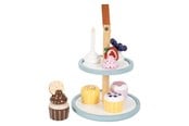 Figur - Small Foot - Wooden Play Food Etagere with Cupcakes 13 pieces. - 12434