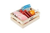 Trælegetøj - Tidlo Wooden Play Food Meat and Fish in Box 8 pieces. - T0104