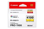Blæk, Toner & Forbrugsstoffer - Canon PFI 4100 / 6780C001 Yellow - Blækp - 6780C001