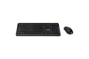 Tastatur - Targus Full-size Wireless Keyboard and Mouse Combo - Black (Nordic) - Tastatur & Mus sæt - Nordisk - Sort - AKM610NO