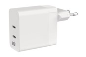 Mobil - Adaptere & Opladere - XtremeMac 65W Dual USB-C Charger | Eco-Friendly PD for MacBook & iPhone - XWH-SPC60-03