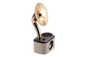 DAB, netværks- og clockradio - Sangean CP-100D Fabric black-Gold DAB+/FM-RDS/bluetooth/AU - Sort - A500468