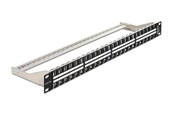 Netværkstilbehør - DeLOCK 19″ Keystone Patch Panel 48 Port 1 U Black - 43280