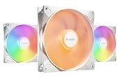 Kabinet Køler - be quiet! LIGHT WINGS LX 140mm high-speed White (3-pack) - Kabinet køler - 140mm - Hvid med RGB - 23 dBA - BL131