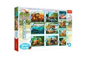 Puslespil - Trefl Puzzle - Meet all the dinosaurs (10in1) Floor - TFL90390