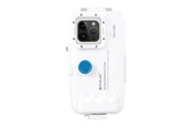 Mobil - Andet Tilbehør - Puluz plastic waterproof case for iPhone 14 Plus/Pro Max/13 Pro Max/12 Pro Max/11 Pro Max (white) - PU9116W