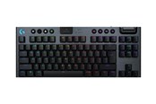 Tastatur - Logitech G915 X LIGHTSPEED - TKL - Clicky - 80 % (TKL) - Gaming Tastatur - Amerikansk engelsk - Sort - 920-012757