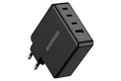 Mobil - Adaptere & Opladere - Riversong PowerKub 100W GaN Charger 3xUSB-C/1XUSB-A Output Black - AD105-EU-BLACK