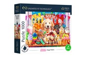 Puslespil - Trefl Puzzle - Unlimited Fit - Doggy Peekers (1000 pieces) Floor - TFL10699
