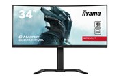 Skærm - 34" iiyama G-MASTER Red Eagle - 3440x1440 - 180Hz - VA - GCB3481WQSU-B1