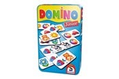 Brætspil - Schmidt Domino Junior Aluminium Box (EN) - 51240